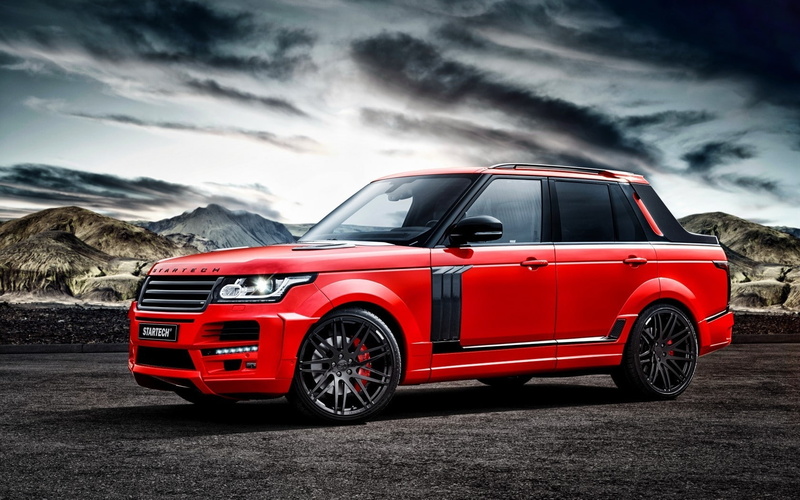 Startech Range Rover, Range Rover Pickup, rover, pickup, 720P, range, red, startech