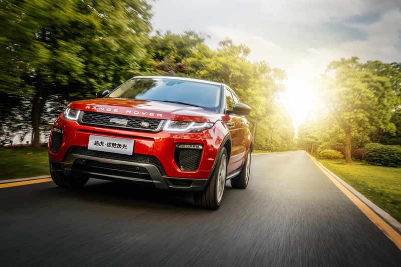 road, HSE Dynamic, Land Rover, Evoque, 4K, car, the sun, Range Rover, light