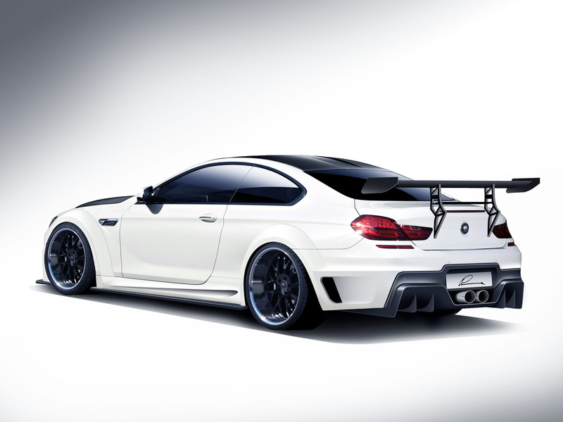 tuning, racecar, sport, land vehicle, CLR 6 M, motor vehicle, sports race, white background, white color, 6 Series, transportation, studio shot, Lumma Design