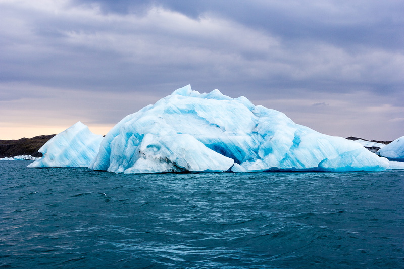 landscape, water, glacier lagoon, iceberg, sky, ocean, floating, jokulsarlon, volcano, iceland, 5K, sea, winter, beauty in nature, melting, waterfront