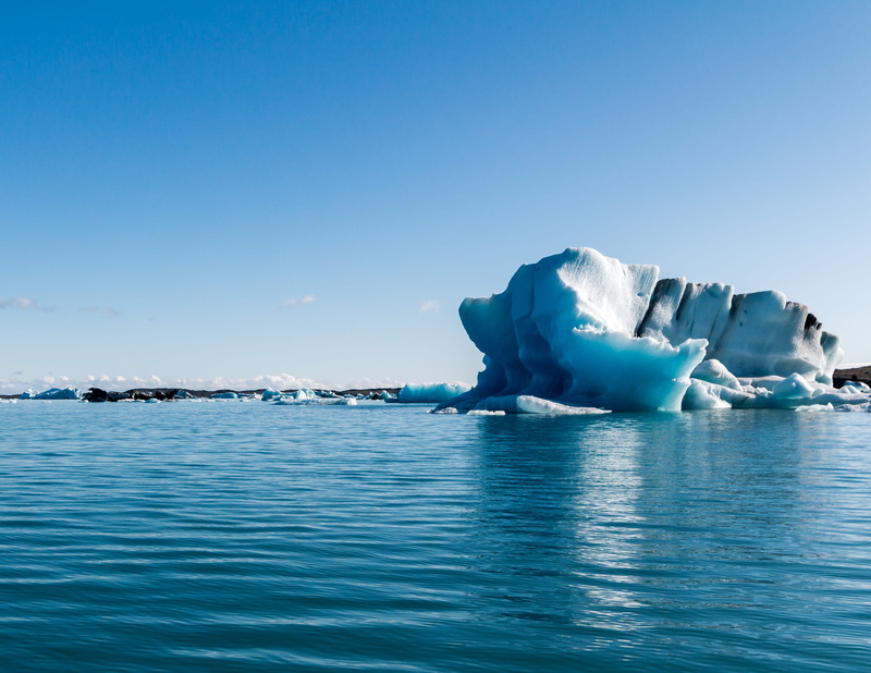 winter, jokulsarlon, melting, scenics - nature, rippled, nature, ice, 2K, outdoors, blue, sea, iceberg - ice formation, tranquil scene, iceland, sky, frozen