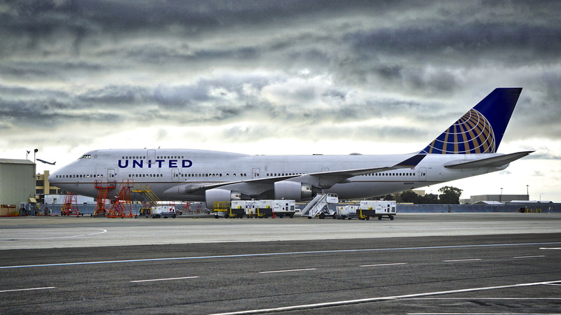 The rise, Airport, the sky, B747, Б747, A321, Boeing, 5K, American Airlines