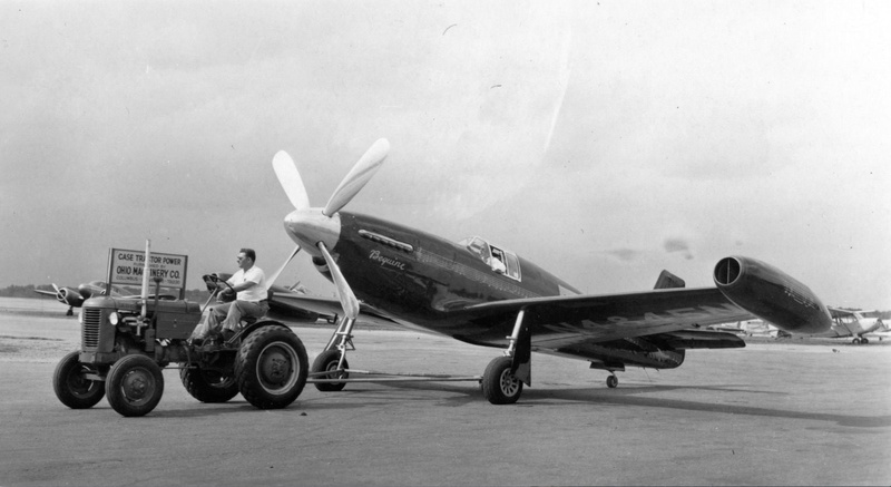 720P, military airplane, p-51, aircraft, air vehicle, mustang, airport runway, sky, aircraft wing, vehicle, airport, force, p51, full length, day, airplane