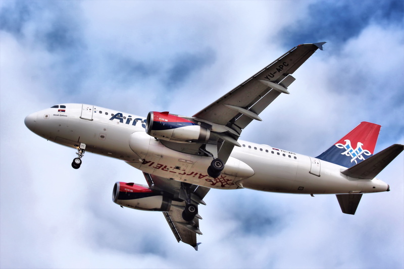 YU-APC Air Serbia Airbus A319-100, YOUR PHOTO, SO, 5K, Air Serbia, YU-APC, aircraft, spotting, Airbus, A319-100
