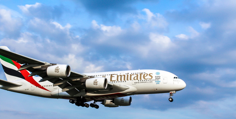 air, united kingdom, transportation, cloudscape, big, white color, aircraft, manchester airport, huge, air vehicle, arrival, nature, aerospace industry