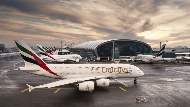 airplane, Dubai International Airport, A380, 2K, Airbus, Airport, aircraft, Dubai, Passenger Aircraft