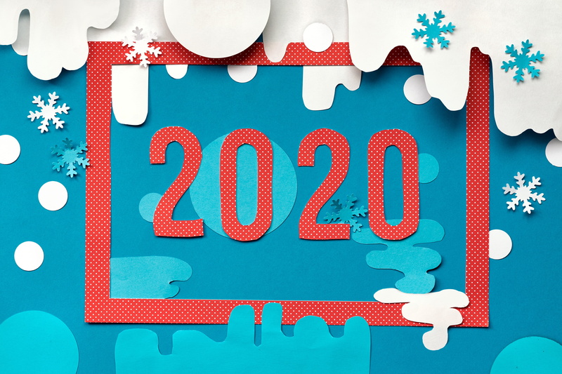 Snowflake, 4K, New Year 2020, Holiday