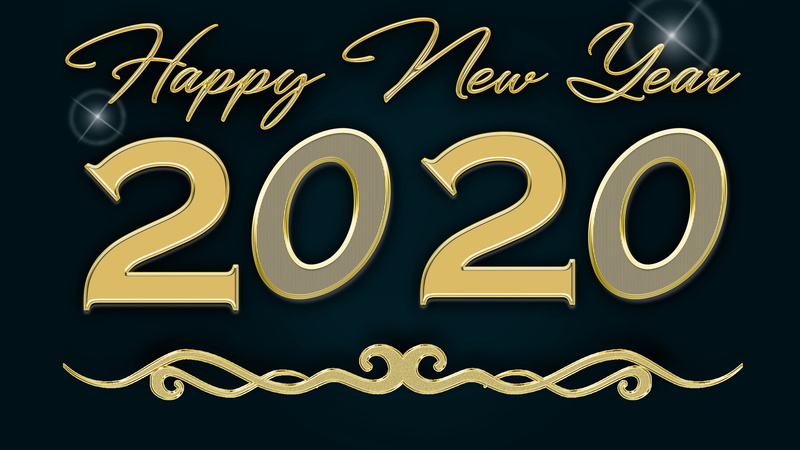 New Year, Holiday, New Year 2020, 4K, Happy New Year