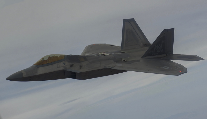 airplane, no people, on the move, raptor, fighter plane, motion, 5th generation, military airplane, mode of transportation, single object, aircraft, nature