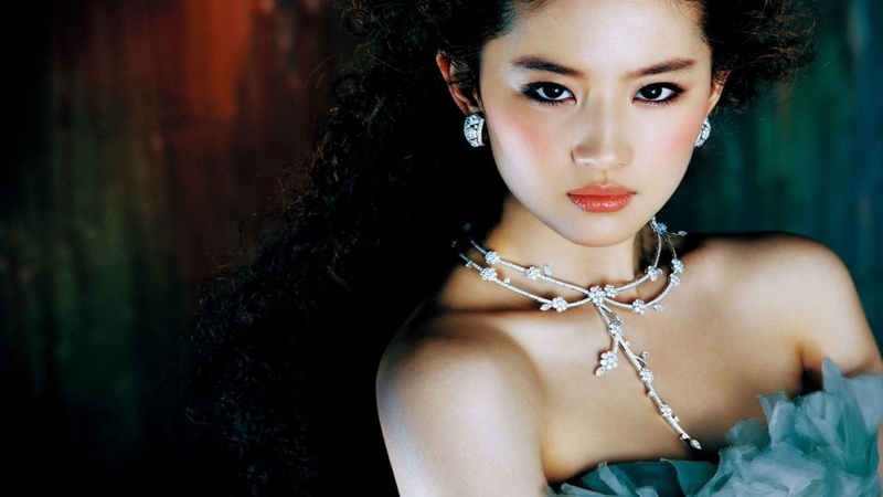 curly hair, beauty, adult, one person, Liu Yifei, teenager, beautiful woman, young women, 720P, hairstyle, hair, headshot, women, Chinese, young adult