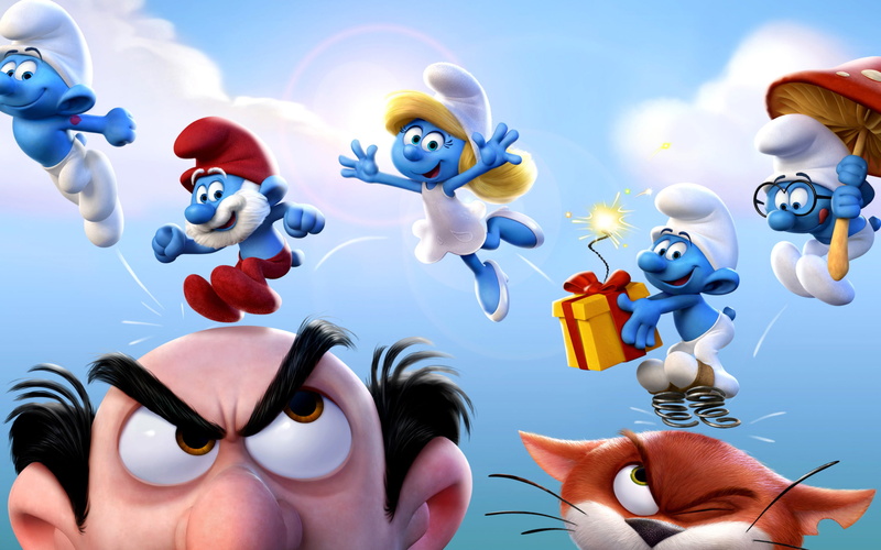 2K, get, cartoon, smurfy
