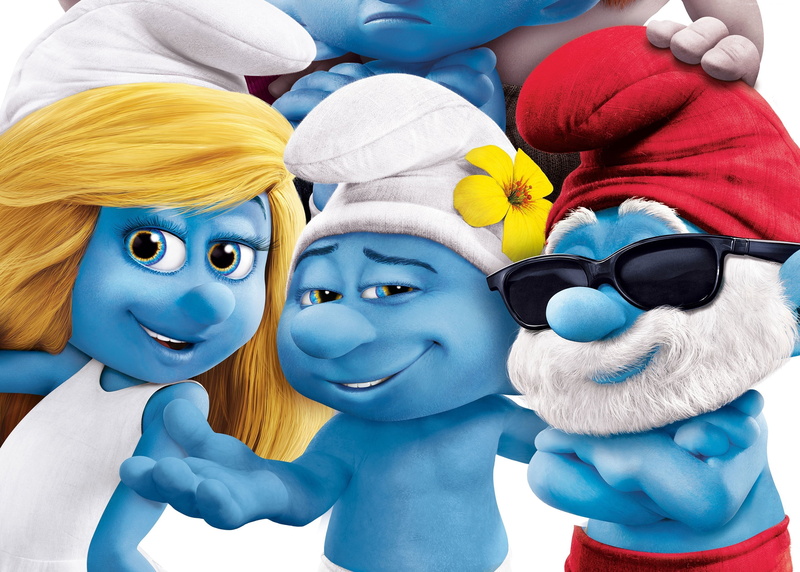 Get Smurfy, 2K, Best Animation Movies of 2017, blue