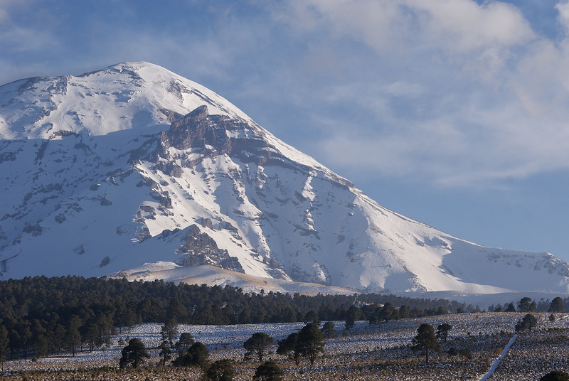 outdoors, cold temperature, volcano, state of mexico, scenics - nature, environment, landscape, nevado, cloud - sky, mountain, sky, tranquil scene, winter