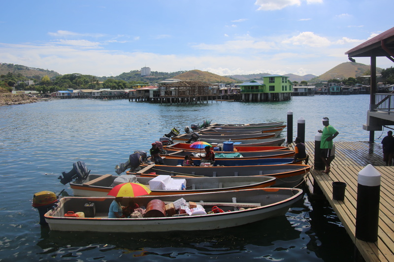 new, tropical, sea, coast, waterfront, day, guinea, beauty in nature, fish market, mountain, outdoors, building exterior, travel, water, architecture, papua