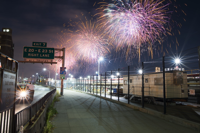 path, event, firework - man made object, motion, light, architecture, east river, celebration, firework, new years eve, built structure, fire, 4th of july