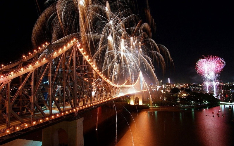 fire - Natural Phenomenon, vibrant Color, light - Natural Phenomenon, multi Colored, river, famous Place, travel, traditional Festival, urban Skyline, urban Scene