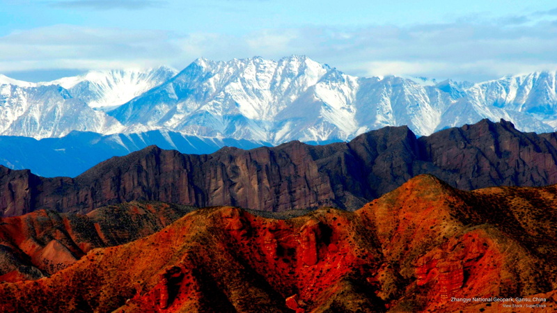Asia, geopark, gansu, china, 2K, zhangye, national