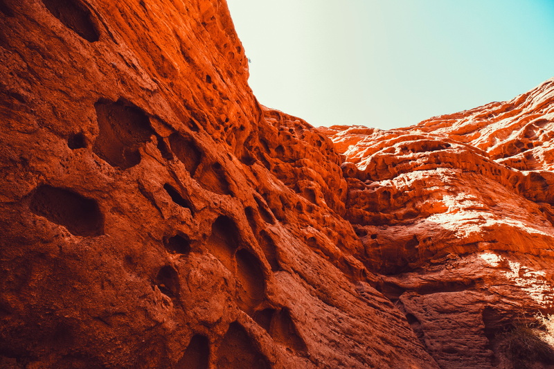 china, solid, rock, travel, sky, climate, beauty in nature, outdoors, tranquility, 5K, arid climate, no people, zhangye danxia national geopark parking lot
