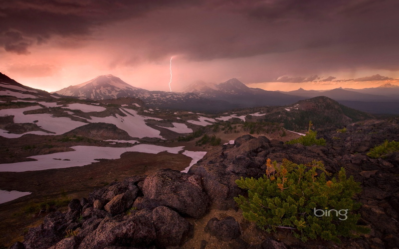 cold temperature, travel destinations, outdoors, tranquil scene, sunset, bing, stormy, tranquility, mountain range, cloud - sky, environment, deskt, 1080P