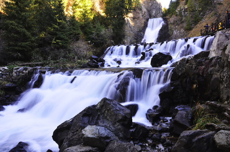 Falls, rainforest, day, Scenic, tianchi scenic spot, flowing Water, landscape, environment, 2K, solid, freshness, falling water, falling, rock, motion