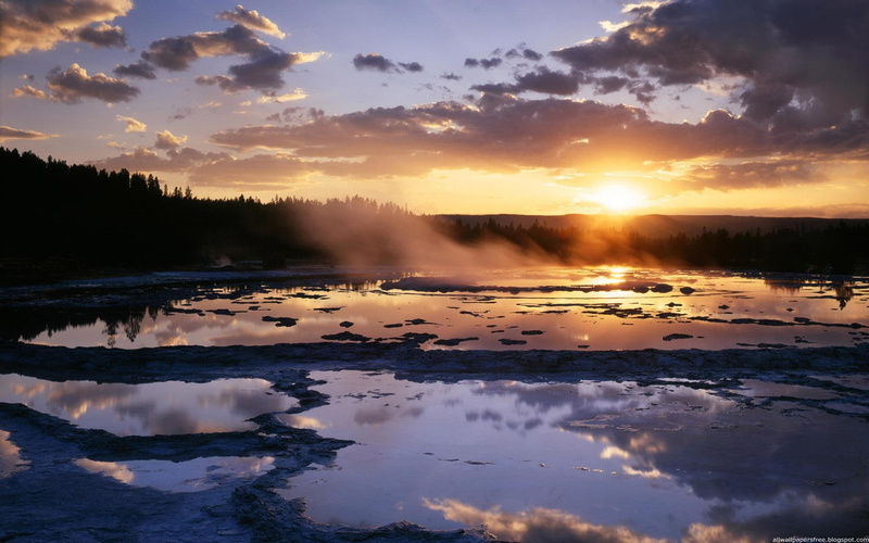 evening, heaven, sunset, 1080P, photo, 3d and abstract, sky, lake