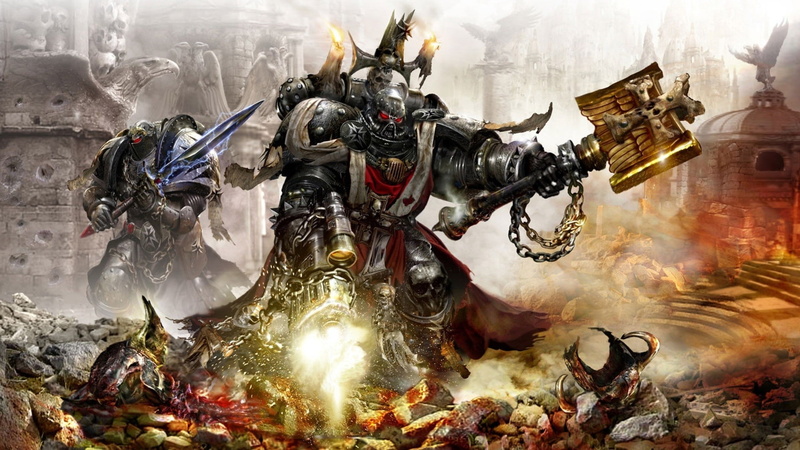 1080P, space, artwork, art, Black Templar, aircraft, marine, hd, black, templar, x
