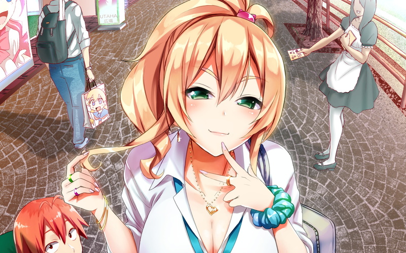 1080P, Hashiba Junichi  Yame Yukana  Hajimete no Gal  anime girls