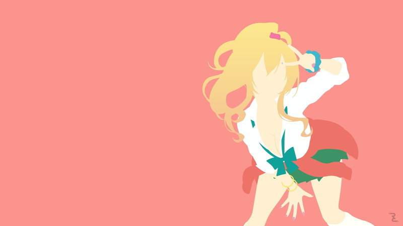 Yukana Yame, Hajimete no Gal, 1080P, Anime, Minimalist