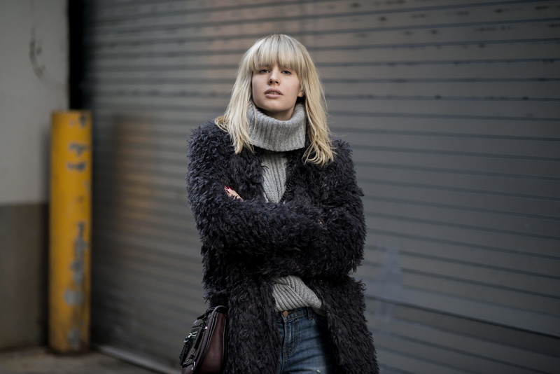 hairstyle, cold temperature, portrait, beautiful woman, 2K, Lisa Dengler, winter, one person, looking at viewer, young adult, standing, front view, fur