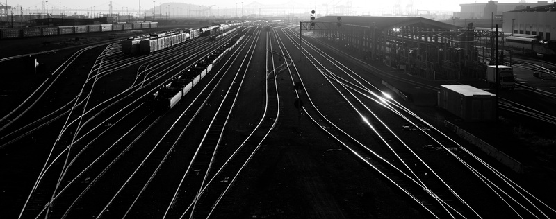 Pandora Photowalk, high angle view, railroad track, direction, rail transportation, complexity, land vehicle, public transportation, travel, United States of America