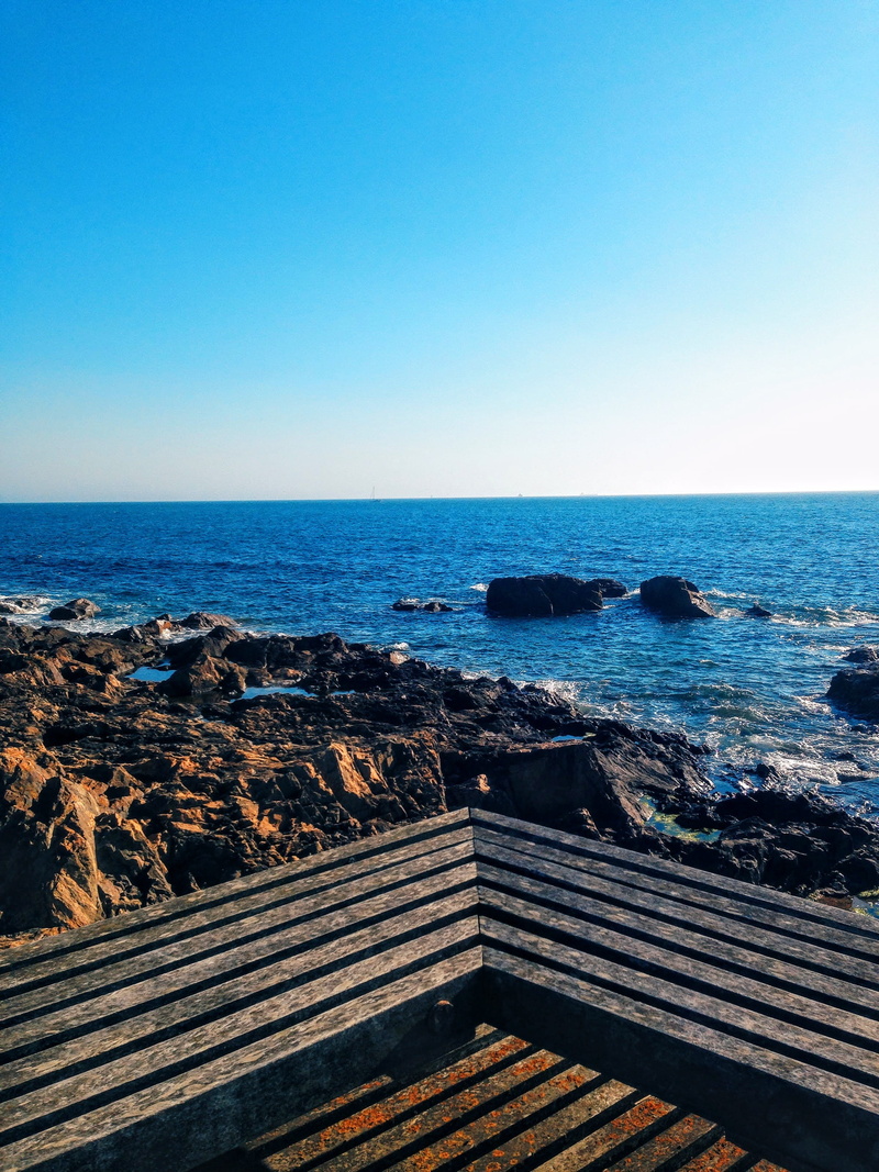 tranquil scene, urban, tranquility, architecture, building, horizon, copy space, roof, clear sky, promontory, porto, scenery, portugal, water, 2K, blue