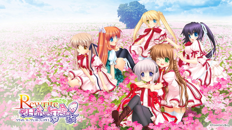 Akane Senri, Kotori Kanbe, Kagari (Rewrite), Lucia Konohana, Rewrite, 1080P, Chihaya Ohtori, Anime, Shizuru Nakatsu