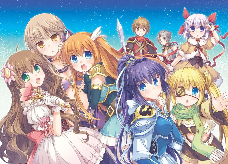women, men, art and craft, small, celebration, Haruhiko Yoshino, Akane Senri, outdoors, clothing, blue, Kotarou Tennouji, nature, Kagari (Rewrite), arts culture and entertainment