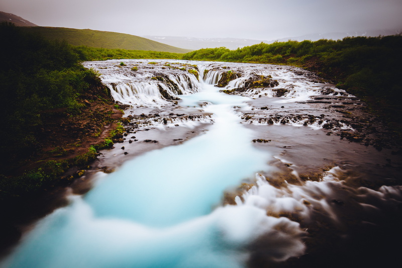 5K, Waterfalls, Bruarfoss Waterfall, Waterfall, Iceland, Nature