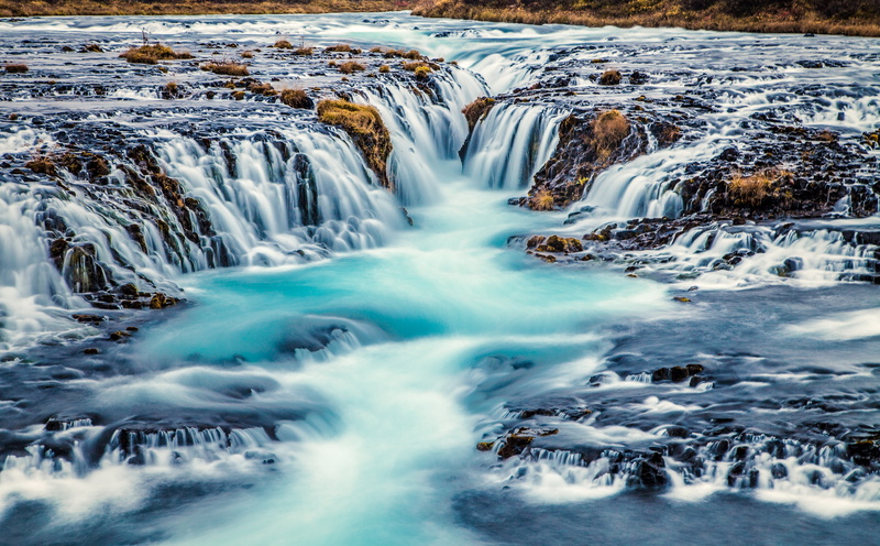 Europe, blurred motion, purity, rock - object, Volcanic, Landscape, Nature, scenics - nature, cold temperature, Iceland, Tour, aquatic sport, day, motion