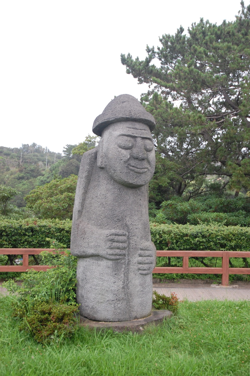 outdoors, Idol, Statue, day, male likeness, south korea, pierre, representation, Jeju, sky, field, 2K, tree, growth, nature, clear sky, solid, creativity