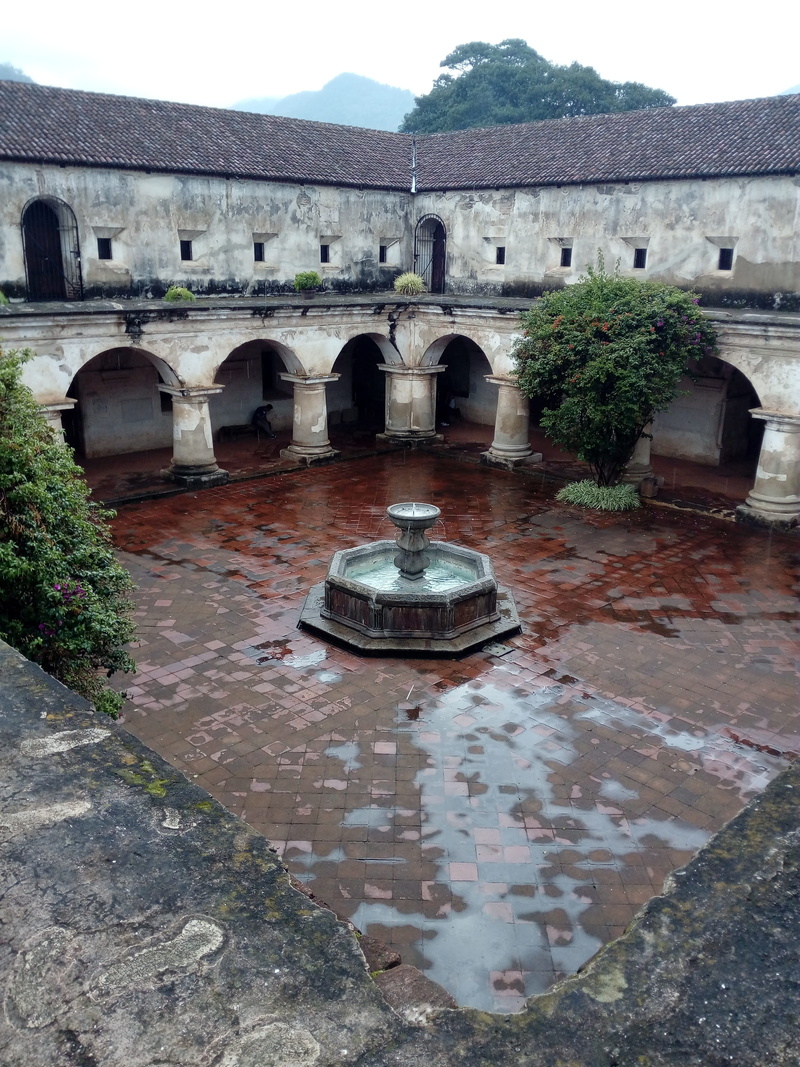 nature, water, well, guatemala, sky, antigua guatemala, building exterior, plant, old, history, 4K, building, outdoors, tree, ancient, arch, travel destinations