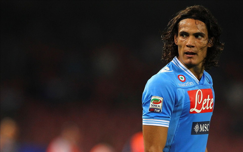 soccer, jersey, player, edinson, football, napoli, white, edinson cavani, football player, blue, cavani, 1080P