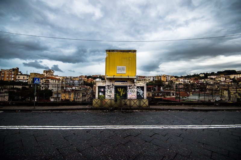 city, transportation, building, text, italia, sign, cloud - sky, building exterior, italy, sky, naples, napoli, outdoors, street, western script, built structure
