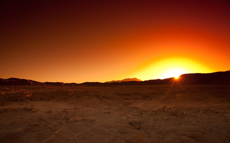 sunrise, deserts, sahara, nature, nature and landscapes, 2K, desert