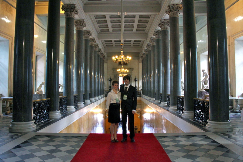 built structure, architectural column, arcade, women, petersburg, real people, standing, hermitage, palace, leisure activity, full length, tiled floor