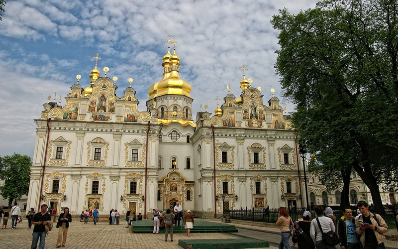 lavra, cathedral, 2K, pechersk, dormition, kiev