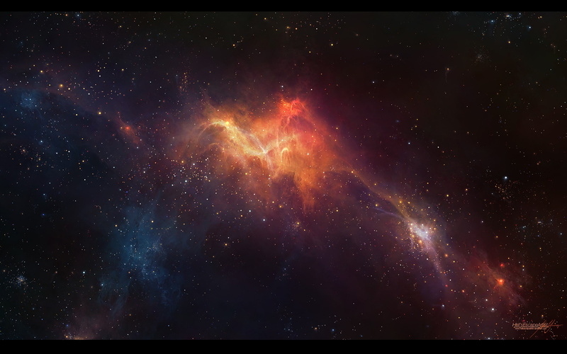 paintings, digital, outer, stars, x, airbrushed, art, hd, 2K, space, aircraft, outer space