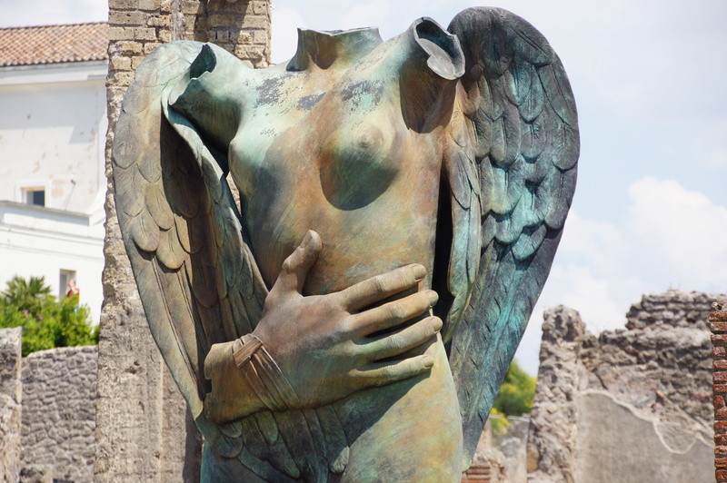 history, the past, old, art and craft, representation, human representation, sky, monument, europe, pompeii, famous Place, 4K, italy, tourism, no people