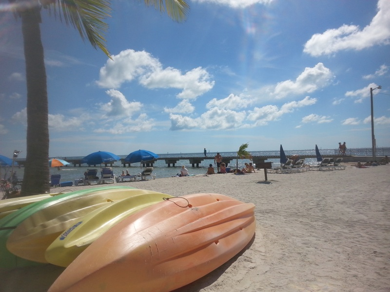 boat, southernmost, florida, island, parasol, sea, sand, 2K, trip, incidental people, beaches, scenics - nature, outdoors, beach, kayak, tree, cloud - sky