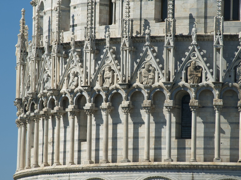 low angle view, history, columnar, religion, place of worship, building, places of interest, architectural column, white, spirituality, gothic style, colonnade