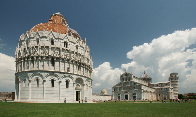 medieval, white, lawn, travel, buildings, building exterior, nature, tower, sky, landmark, travel destinations, grass, history, cathedral, italy, dome