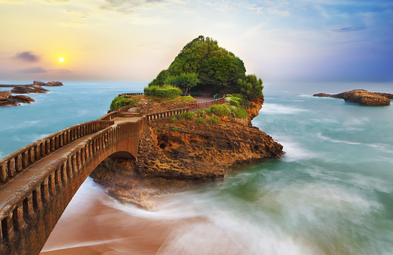 France, 4K, Biarritz, 4K, The Basta Rock