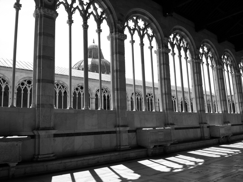 indoors, history, building, arched, religion, travel, spirituality, pisa, the past, travel destinations, belief, architecture, no people, camposanto, italy