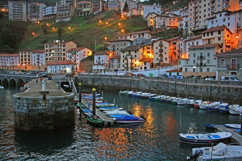 cities, biscay, houses, marinas, elantxobe, spain, 1080P